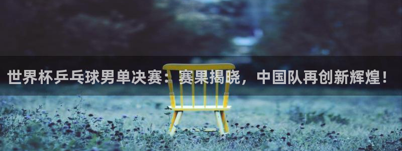 2026葡萄牙杯赛程表:世界杯乒乓球男单决赛:赛果揭晓,中国队再创新辉煌!