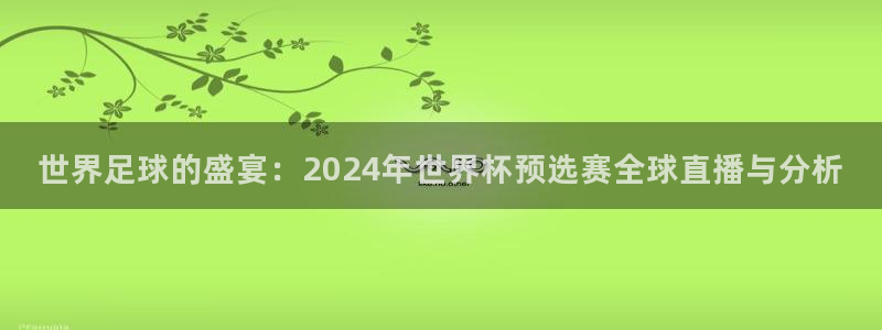 2026世预赛赛程表:世界足球的盛宴:2024年世界杯预选赛全球直播与分析